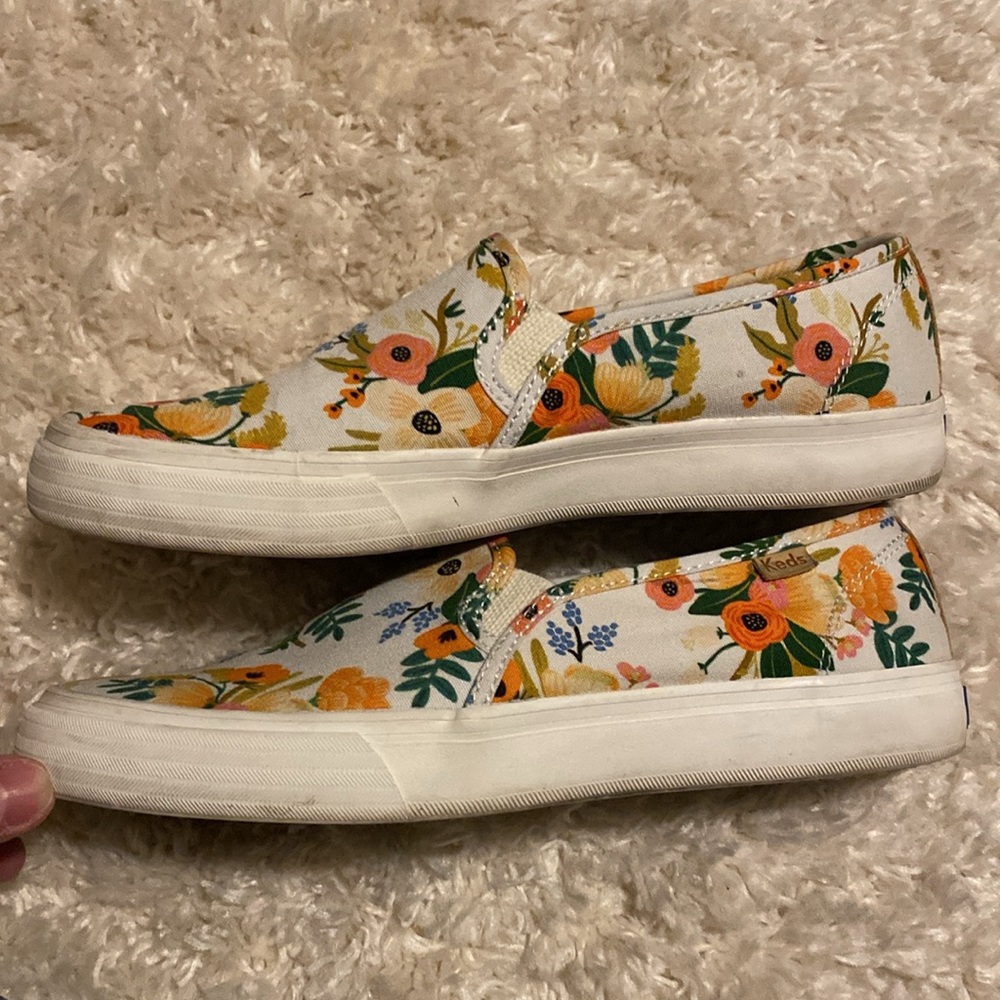 Women Keds Rifle Paper Co. x Double Decker 'Lively Floral' WF62681 - Picture 7 of 8